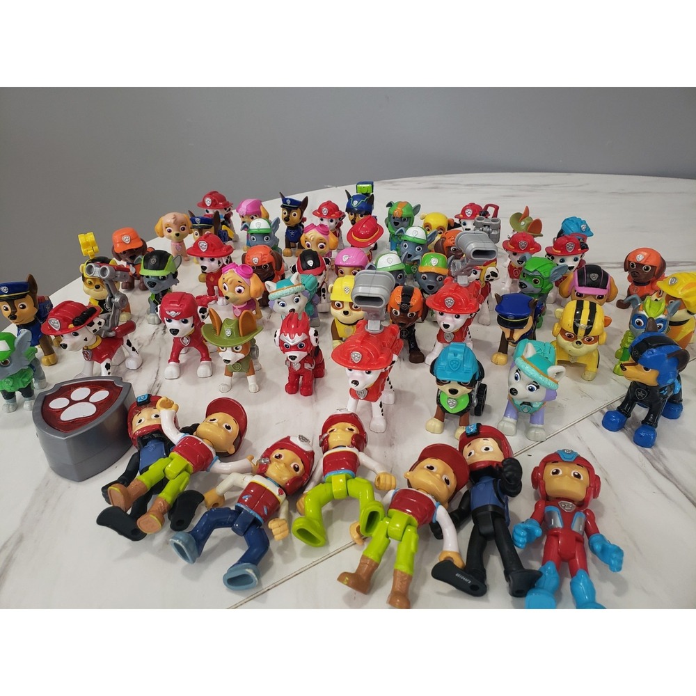 Lot 50 Paw Patrol Figures Rider Chase Marshall Skye Everest Zuma Mixed  #2